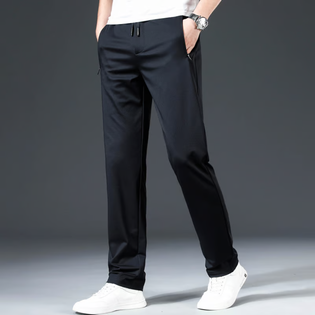 Calça Confortável Masculina com Tecido Antirrugas