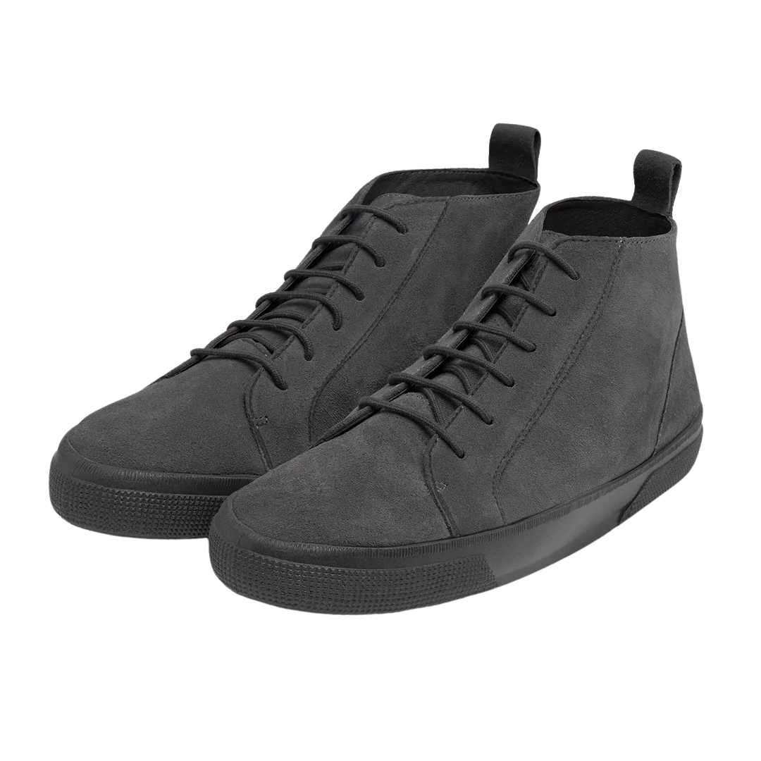 Bota Clássica com Design Minimalista e Acabamento em Camurça para Homem