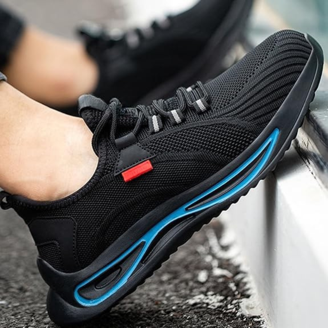 Sapatos de Segurança com Biqueira de Aço e Resistentes ao Impacto para Homem